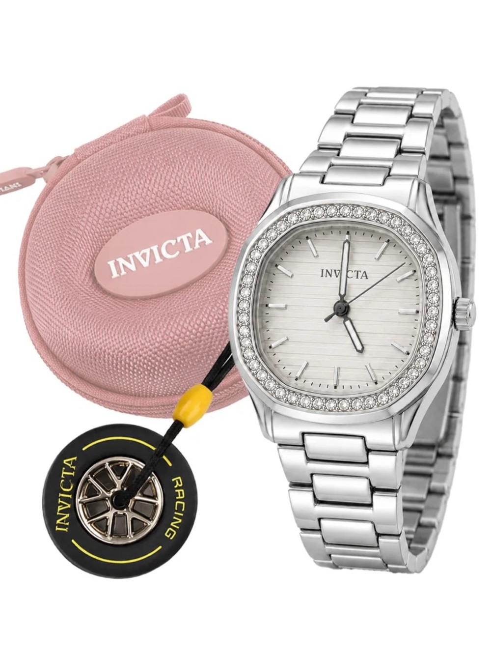 Set Invicta Wildflower Special Edition Women's Watch - 32mm, Silver (001-GA-L-50